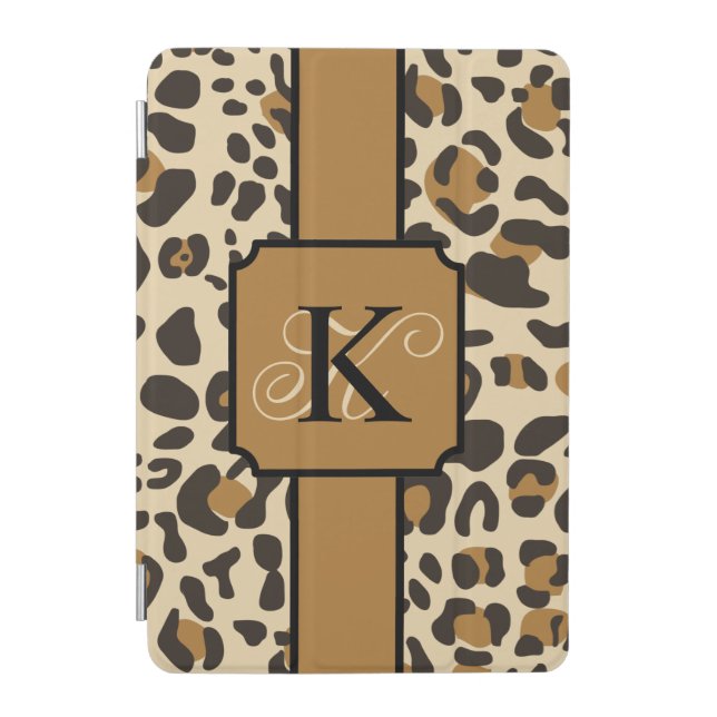 Personalized Leopard Jaguar Animal Print Pattern iPad Mini Cover (Front)