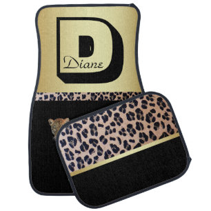 Personalized Leopard Pattern Car Floor Mat