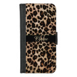 Personalized Leopard Phone Wallet Case at Zazzle