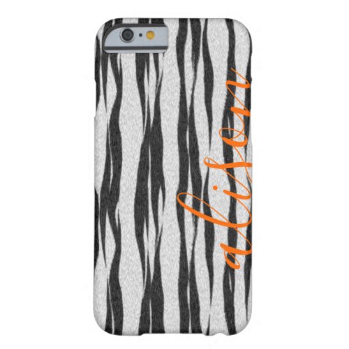 Personalized Leopard Print Barely There iPhone 6 Case