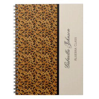 Personalized: Leopard Print Notebook