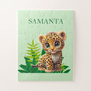Personalized Leopard Puzzle