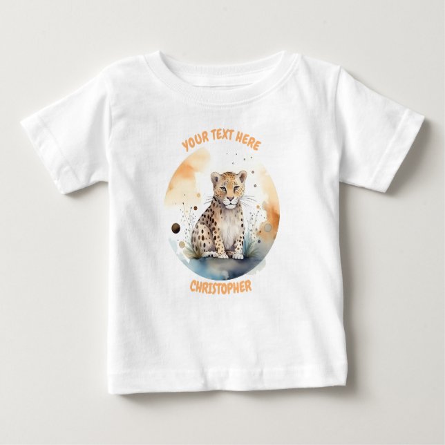 Personalized Leopard Tee (Front)