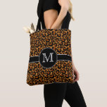 Personalized Leopard Tote Bag