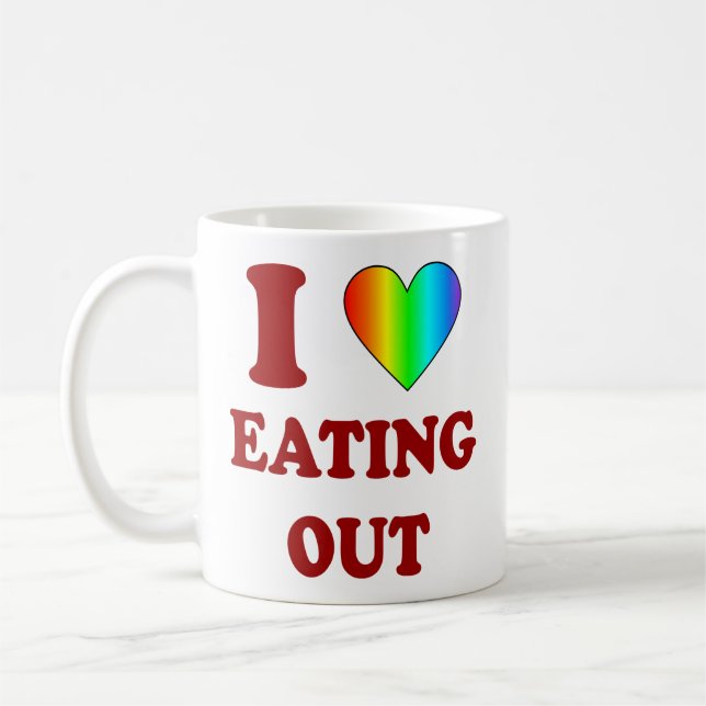 Personalized Lesbian Gift Coffee Mug (Left)