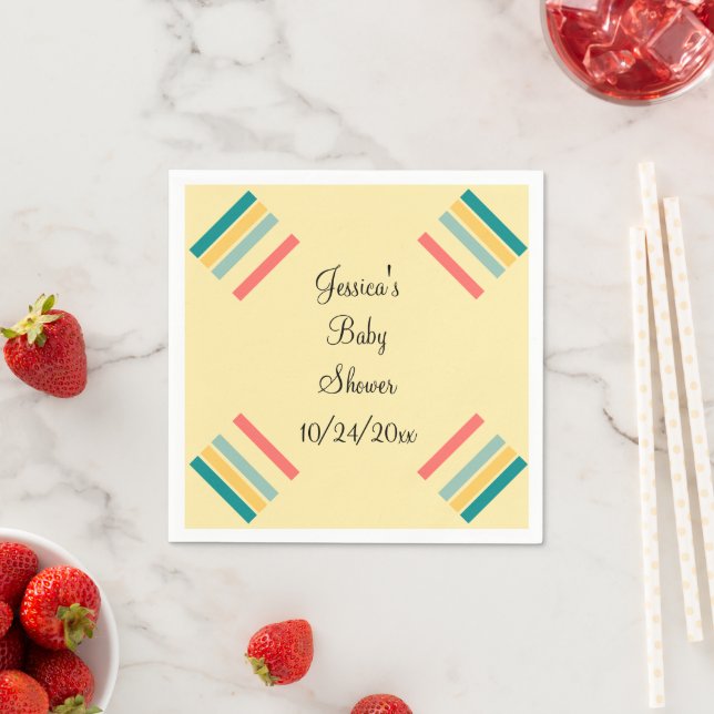 Personalized Let's Get Beachy  Napkins (Insitu)