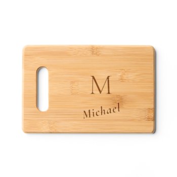 Personalized Letter And Name Your Own Design Cutting Board by Migned at Zazzle