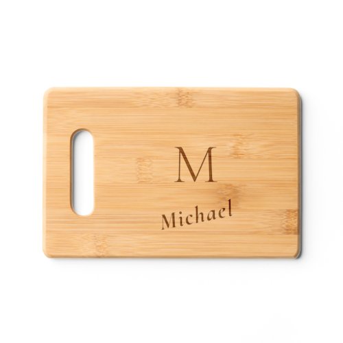 Personalized Letter and Name Your Own Design Cutting Board