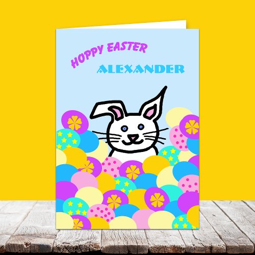 Personalized Letter Card from the Easter Bunny