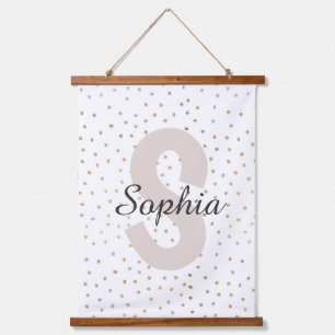 Personalized Letter Custom Name Monogram Hanging Tapestry