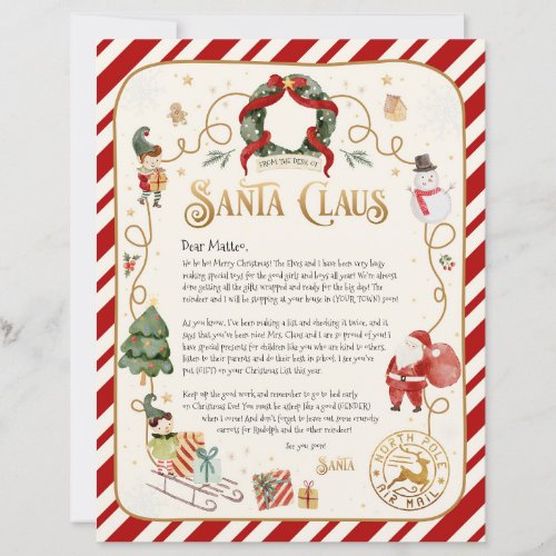 Personalized Letter from Santa