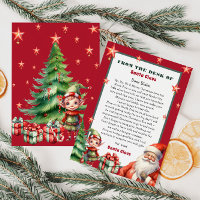 Personalized letter from Santa and Elf