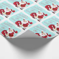 Personalized Letter/Gift From Santa Wrapping Paper