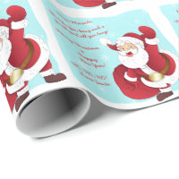 Personalized Letter/Gift From Santa Wrapping Paper