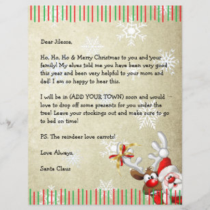 Buy Delayed Christmas Gift Letter From Santa Notification of Online in  India  Etsy