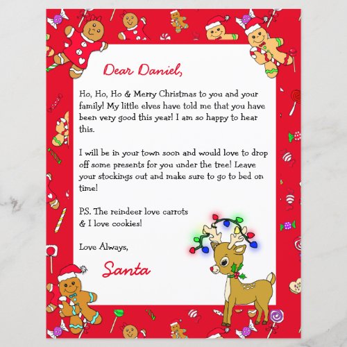 Personalized Letter from Santa Claus