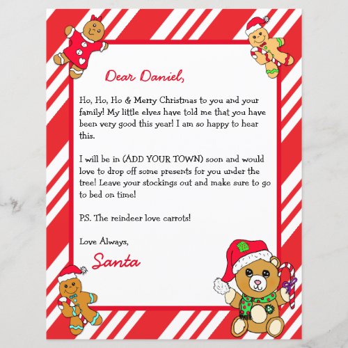 Personalized Letter from Santa Claus