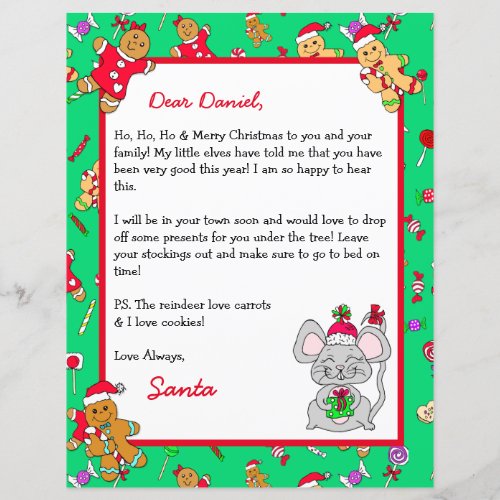 Personalized Letter from Santa Claus