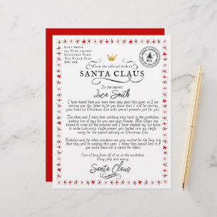 Personalized Letter From Santa Claus