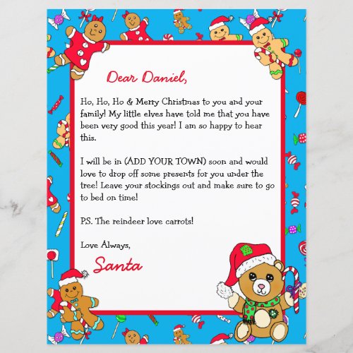 Personalized Letter from Santa Claus