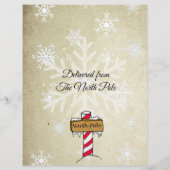 Personalized Letter from Santa Claus (Back)