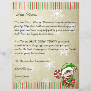 Personalized Letter from Santa Claus