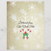 Personalized Letter from Santa Claus (Back)