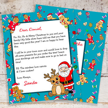 Personalized Letter From Santa Claus by FeelingLikeChristmas at Zazzle