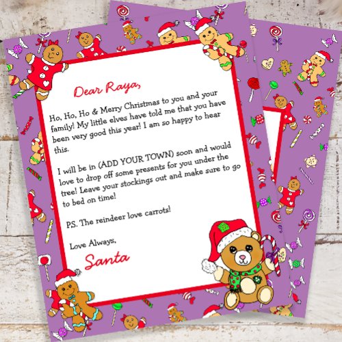 Personalized Letter from Santa Claus