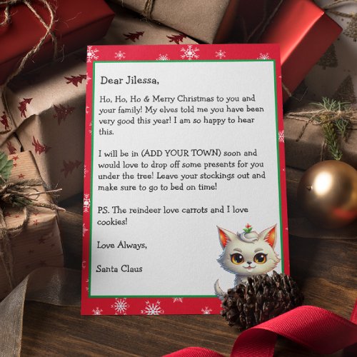 Personalized Letter from Santa Claus