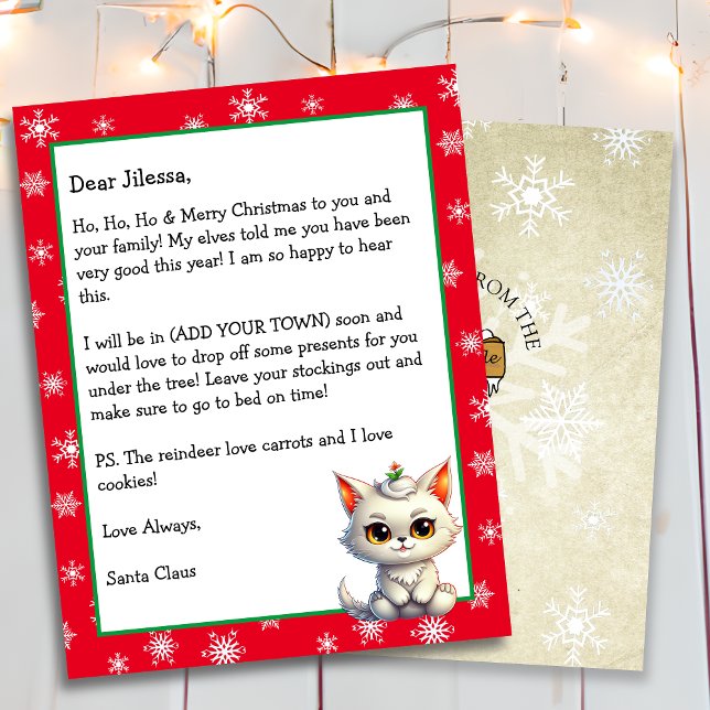 Personalized Letter from Santa Claus (Creator Uploaded)