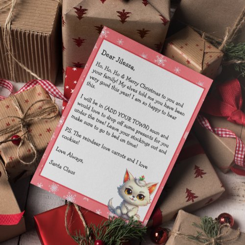 Personalized Letter from Santa Claus