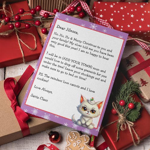 Personalized Letter from Santa Claus