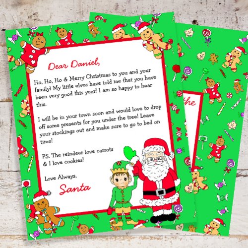 Personalized Letter from Santa Claus