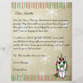 Personalized Letter from Santa Claus (Front)