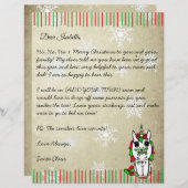 Personalized Letter from Santa Claus (Front/Back)