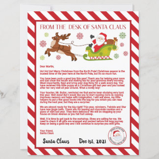 Personalized Letter from Santa Claus