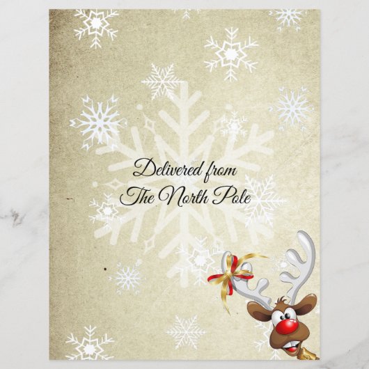 Personalized Letter from Santa Claus (Back)