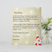 Personalized Letter from Santa Claus (Standing Front)