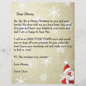 Personalized Letter from Santa Claus (Front)