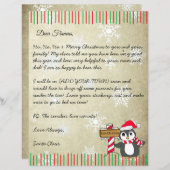 Personalized Letter from Santa Claus (Front/Back)