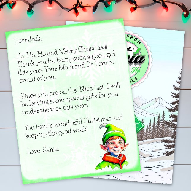 Personalized Letter from Santa Claus for Boys (Creator Uploaded)