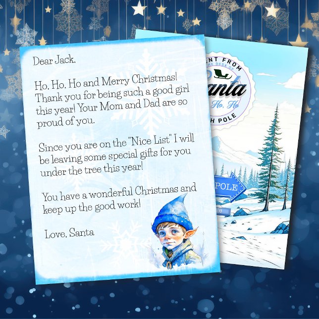 Personalized Letter from Santa Claus for Boys (Creator Uploaded)