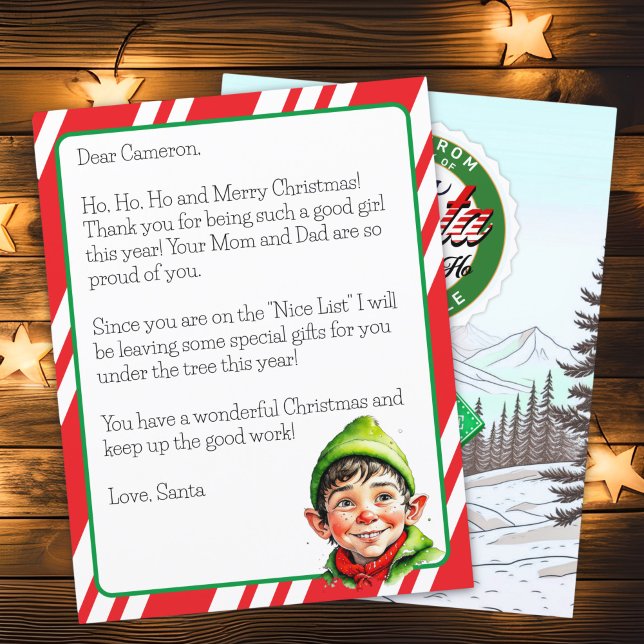 Personalized Letter from Santa Claus for Children (Creator Uploaded)
