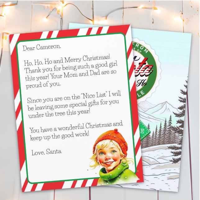 Personalized Letter from Santa Claus for Children (Creator Uploaded)