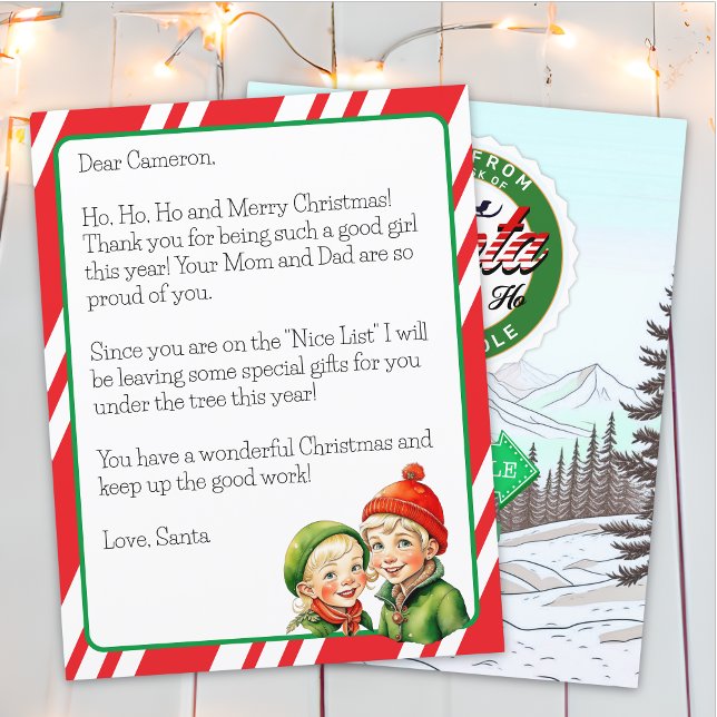 Personalized Letter from Santa Claus for Children (Creator Uploaded)