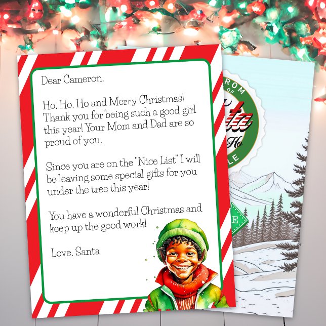 Personalized Letter from Santa Claus for Children (Creator Uploaded)