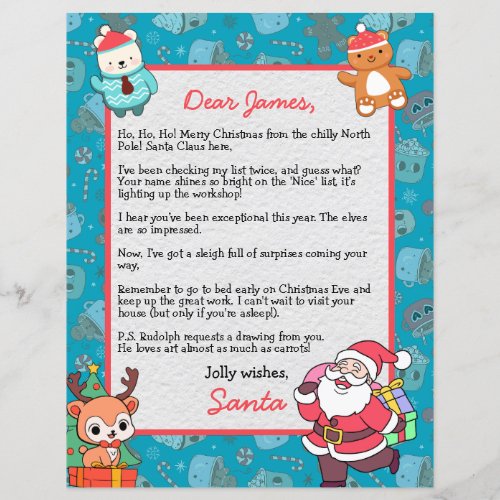 Personalized Letter from Santa Claus for kids