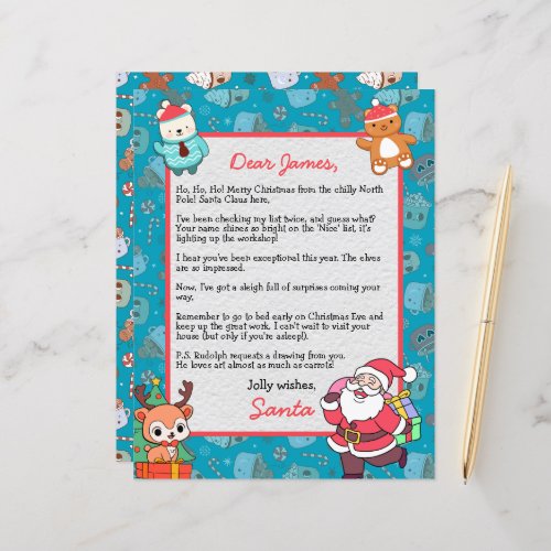 Personalized Letter from Santa Claus for kids