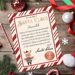 Personalized Letter from Santa Claus Invitation